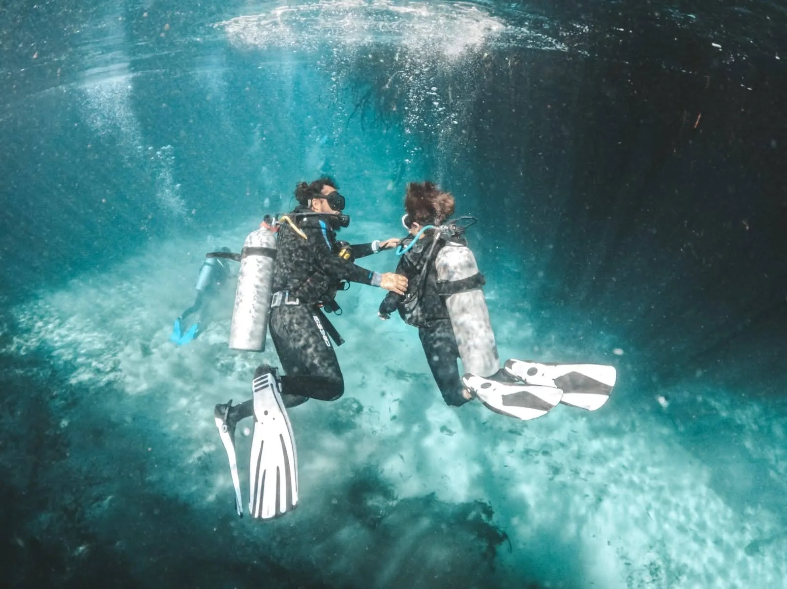 Basic Diver training in Tulum