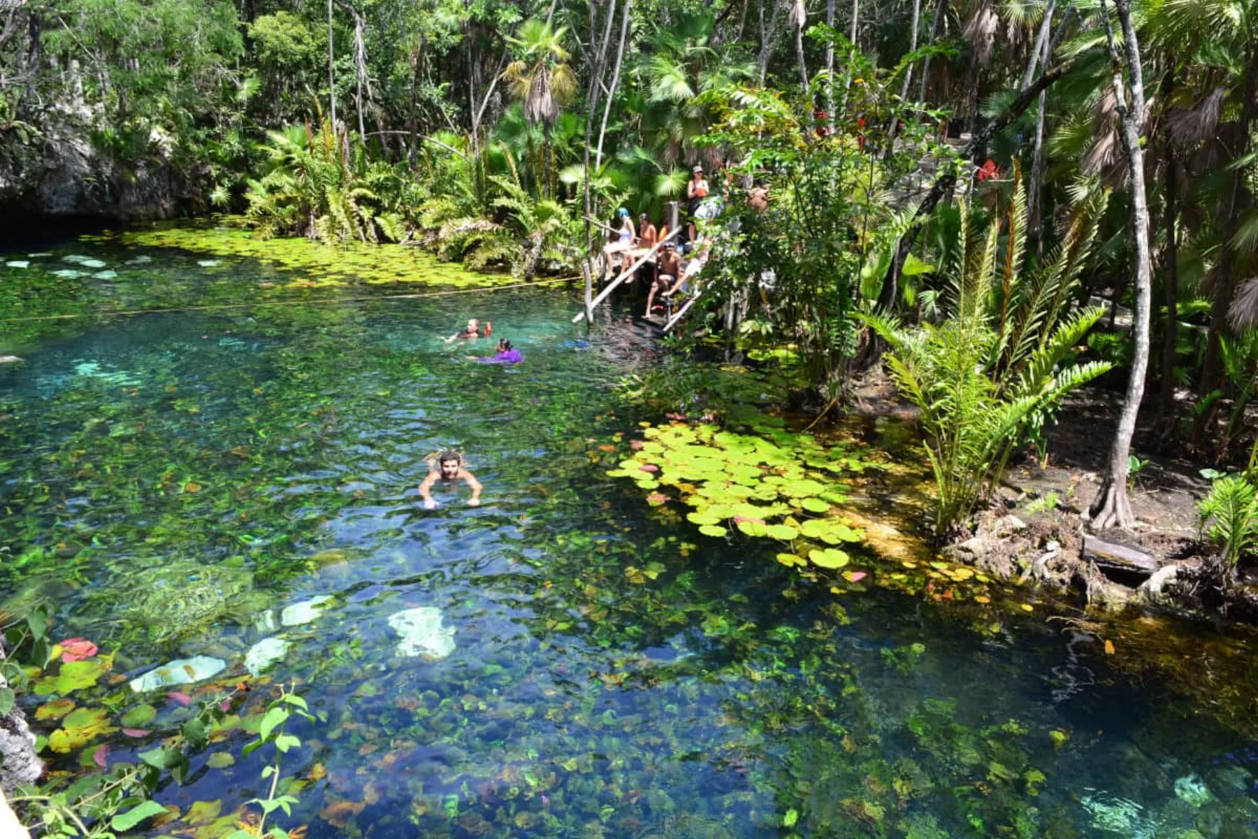 Nichte Ha cenote near Tulum