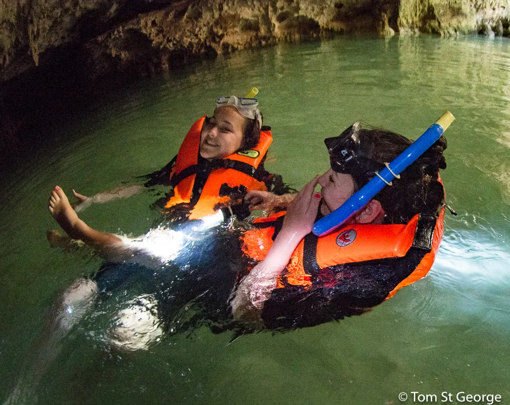 Private snorkeling in clear water